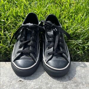 Kids Black Sneakers converse